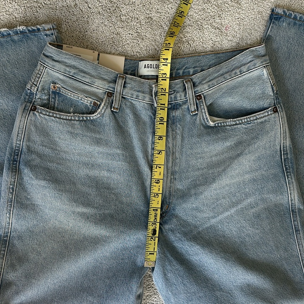 Agolde Pinch Waist High Rise Kick In Riptide - Picture 9 of 10